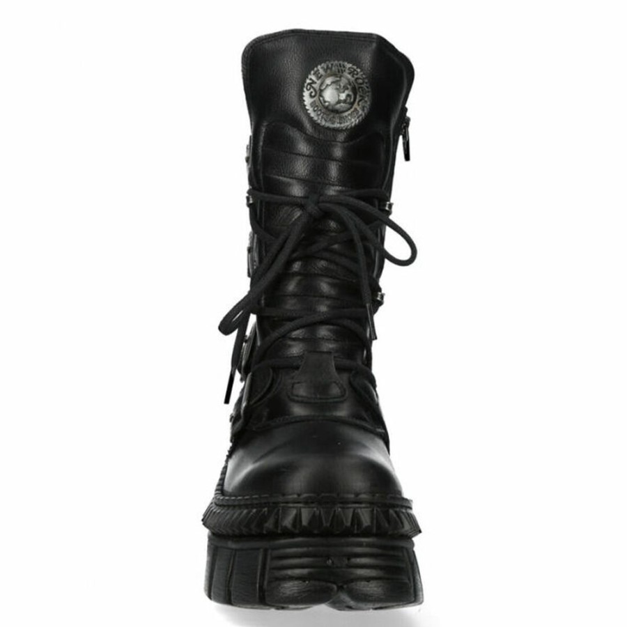 NEW ROCK New Rock - Stiefel - Crust Negro, Crust Negro, Tower Lederschuhe