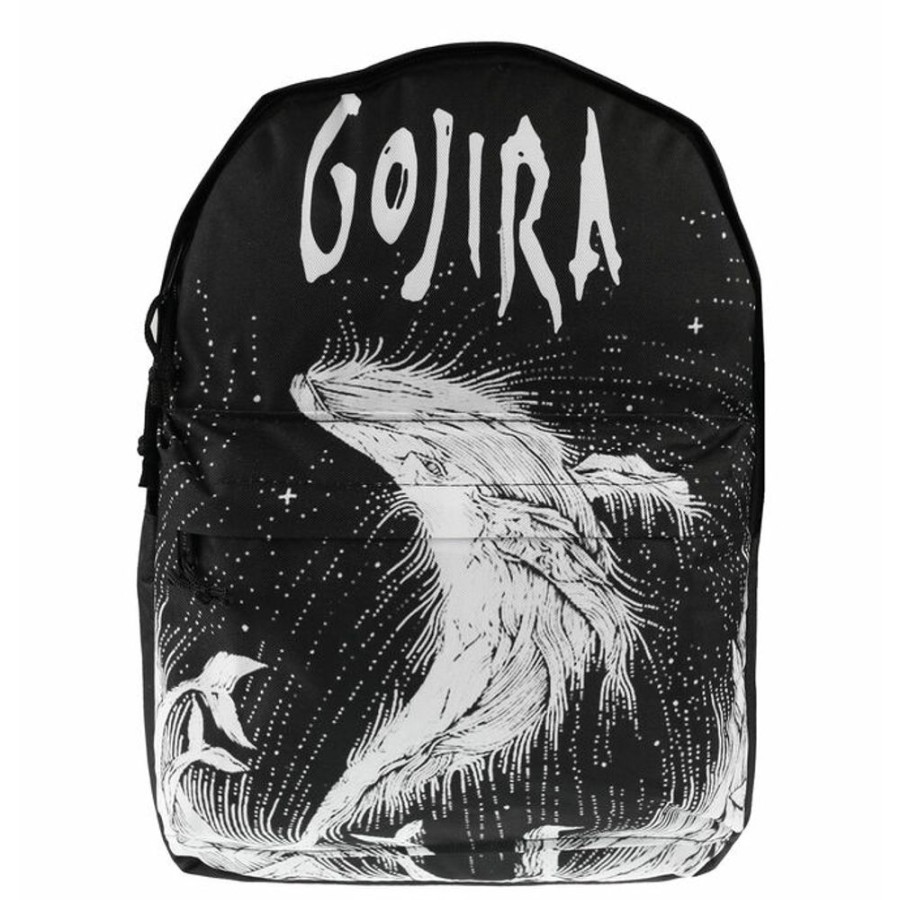 NNM Rucksack - Gojira - Woodblock Whale Handtaschen, Rucksacke, Geldborsen