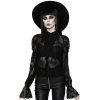 KILLSTAR Damenbluse Killstar - Valentina Lace Blusen