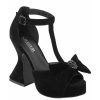 KILLSTAR Damen High-Heel Schuhe Killstar - Ravenette Pumps - Schwarz High Heels