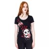 KILLER PANDA Killer Panda - Damen T-Shirt - Voodoo Panda - Schwarz Sonstige T-Shirts