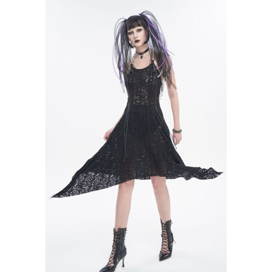 DEVIL FASHION Damen Kleid Devil Fashion - Broken Hole Kleider & Rocke