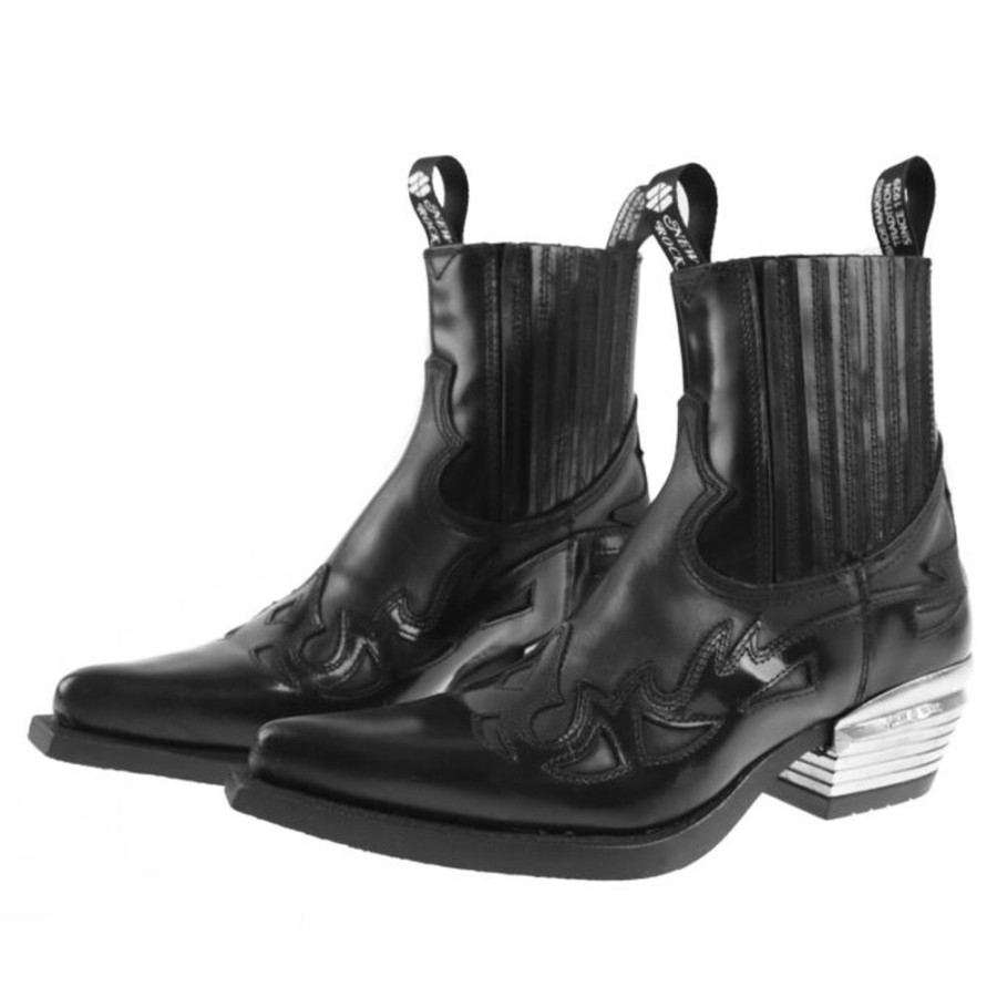 NEW ROCK Schuhe New Rock - Negro Itali Negro Lederschuhe