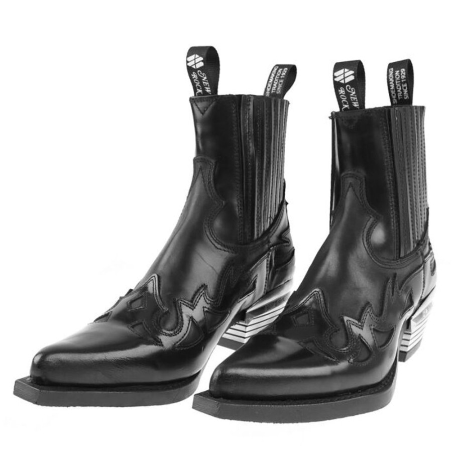 NEW ROCK Schuhe New Rock - Negro Itali Negro Lederschuhe