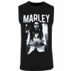 ROCK OFF Rock Off - Herren Tanktop - Bob Marley - Marley B & W - Schwarz Tank-Tops