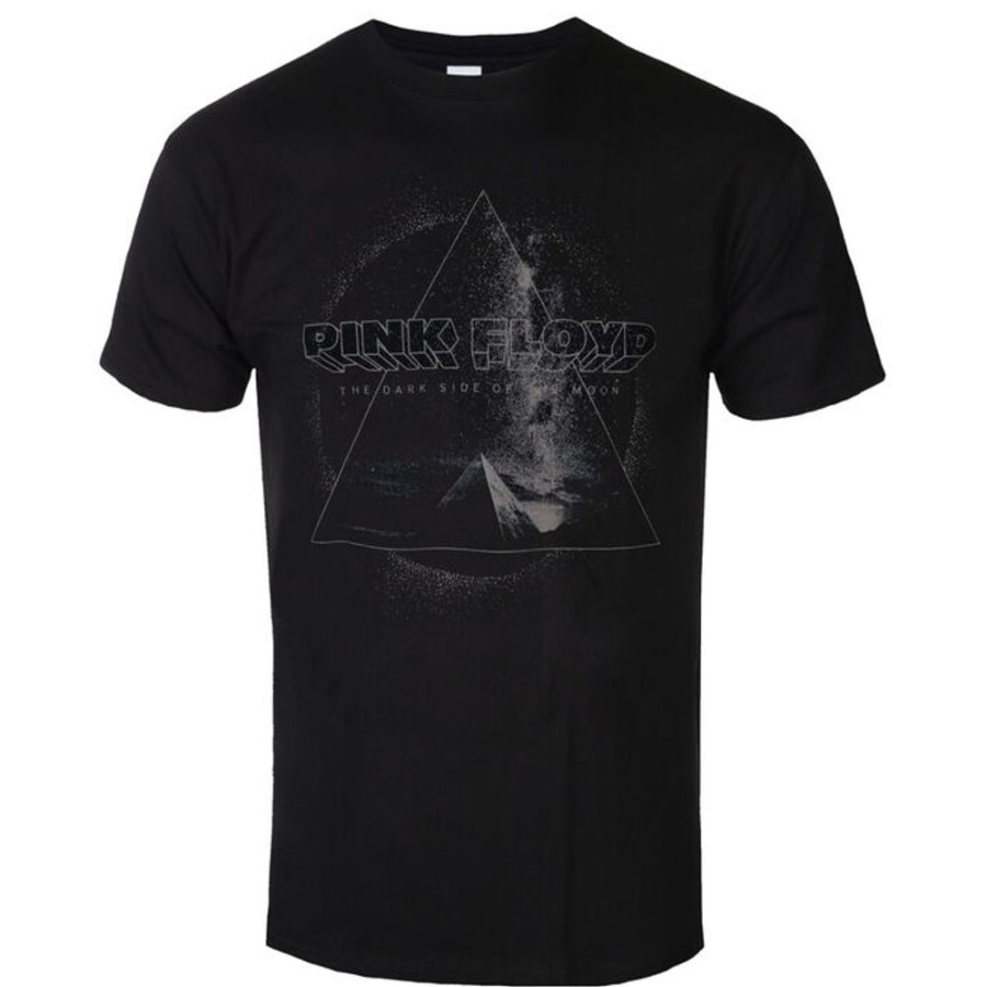 NNM Herren T-Shirt Pink Floyd - Pyramid Triangle - Schwarz Metal T-Shirts