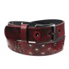 LEATHER & STEEL FASHION Gu00Fcrtel Leviathan - Red Gurtel