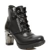 NEW ROCK New Rock Damen Stiefelette Trail- Schwarz -Trail Collection High Heels