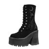 KILLSTAR Damenstiefel Killstar Keilschuhe