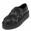 KILLSTAR Damenschuhe Killstar - Hexellent Creepers - Ash Tartan Keilschuhe