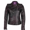 UNIK Damen Lederjacke Bikerjacke Unik Jacken & Mantel