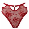 KILLSTAR Damen Hu00F6Schen Killstar - Sheer Evil - Rot Unterwasche & Bademode