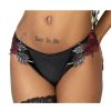 KILLSTAR Damen Slip Hu00F6Schen Killstar - Pandoras Roses - Schwarz Unterwasche & Bademode