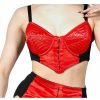 KILLSTAR Killstar - Damen Bh - Scarlet Webutant Bullet - Rot Unterwasche & Bademode