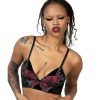 KILLSTAR Damen Bh Killstar - Pandoras Rosen - Schwarz Unterwasche & Bademode