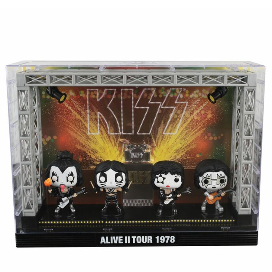 POP Pop! Moments - Figuren Set-Kiss - Dlx - Alive Ii 1978 Tour Figuren