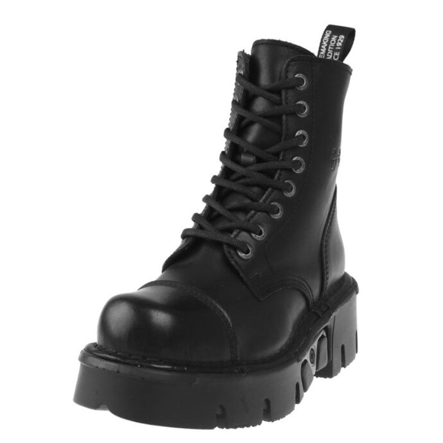 NEW ROCK Stiefel New Rock - Crust Negro Lederschuhe