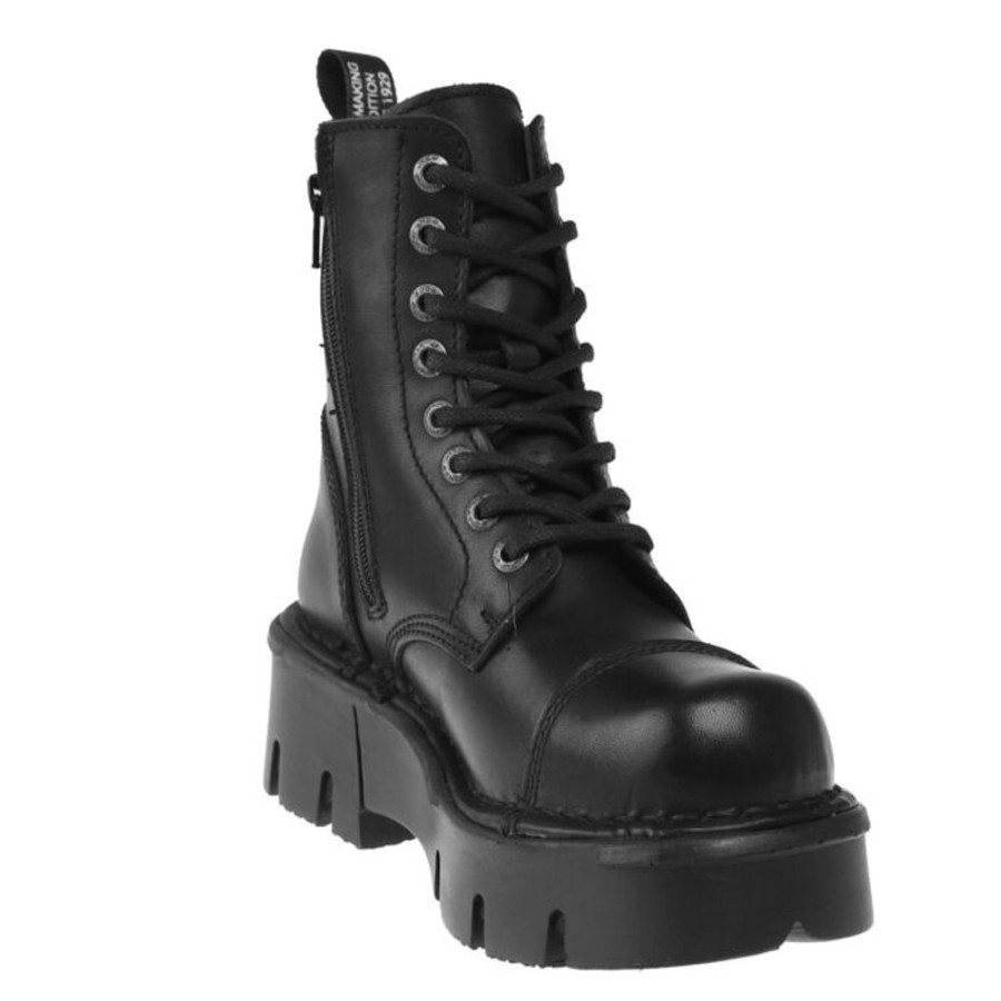 NEW ROCK Stiefel New Rock - Crust Negro Lederschuhe