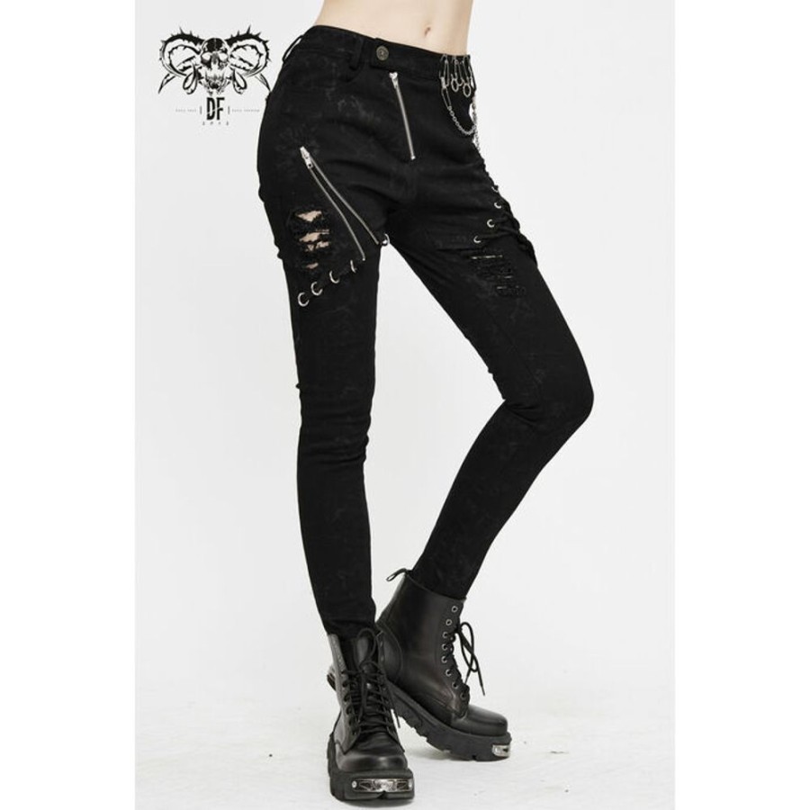 DEVIL FASHION Devil Fashion - Damenhose - Nana Osaki Slim-Fit Punk Hosen & Shorts