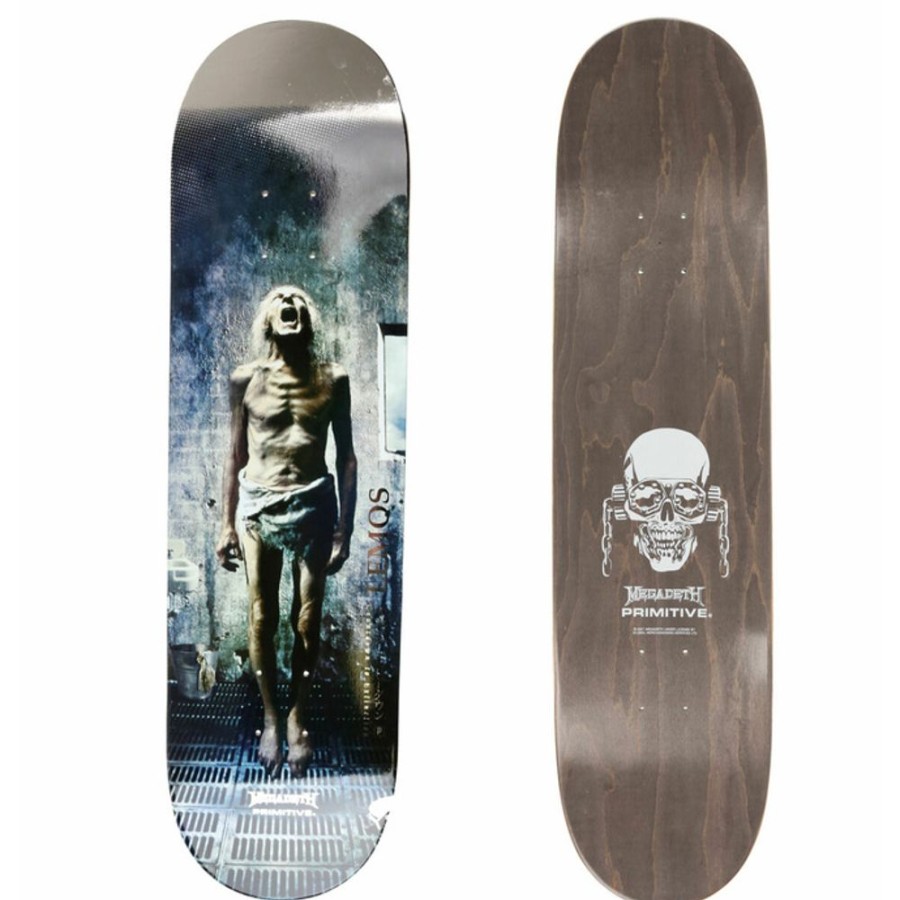 PRIMITIVE Skateboard Primitive X Megadeth -Lemos Countdown To Extinction- Silber Kleinigkeiten