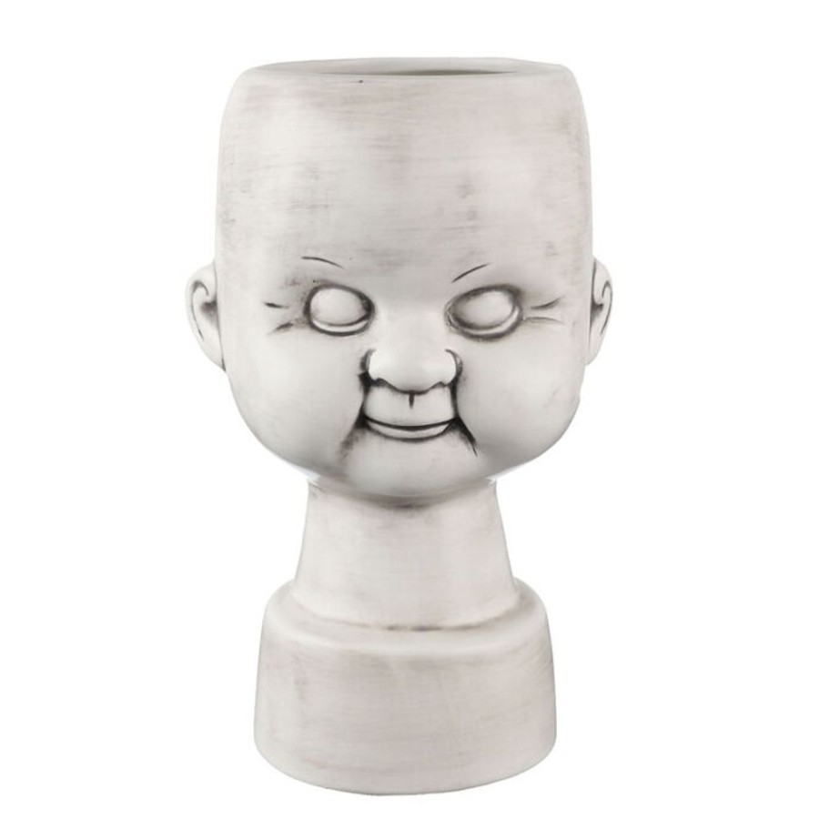 KILLSTAR Vase (Dekoration) Killstar - Dolls Head - Weiu00Df Haushalt & Deko