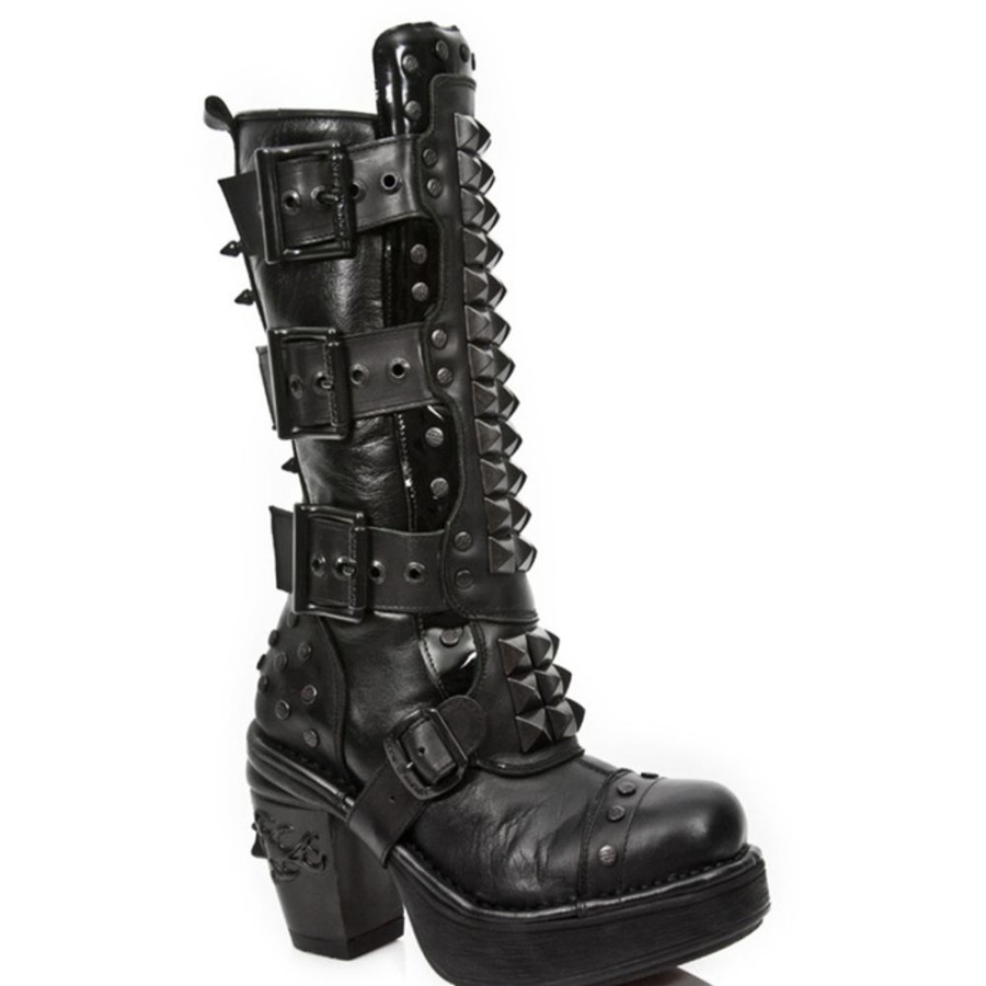 NEW ROCK Hohe Stiefel New Rock -Itali Negro - Nomada - Charol High Heels