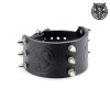 LEATHER & STEEL FASHION Armband Spiky Pentagram Accessoires