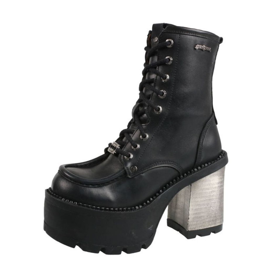 NEW ROCK Damenschuhe New Rock - Itali Black, Italian Black, Ribete Black High Heels