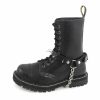 LEATHER & STEEL FASHION Boots Harness Lederschuhe