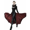 DEVIL FASHION Devil Fashion- Damenmantel - Scarlet Town Gothic Overcoat With Medici Collar Jacken & Mantel