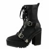 KILLSTAR Damenschuhe Killstar - Annihlation - Schwarz High Heels