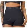 KILLSTAR Damen Sport Shorts Killstar - Screams - Schwarz Unterwasche & Bademode