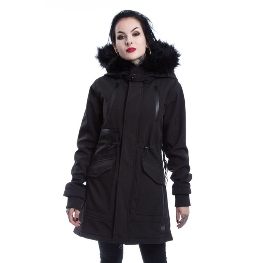 VIXXSIN Damen Jacke Vixxsin - Helene Parka - Schwarz Jacken & Mantel