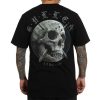 SULLEN Herren T-Shirt Sullen - Premium - Dante Skull - Jet Black Street T-Shirts