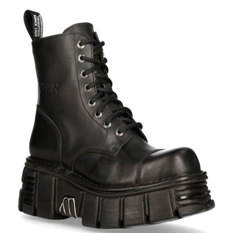 NEW ROCK Uni Lederschue Boots - New Rock Lederschuhe