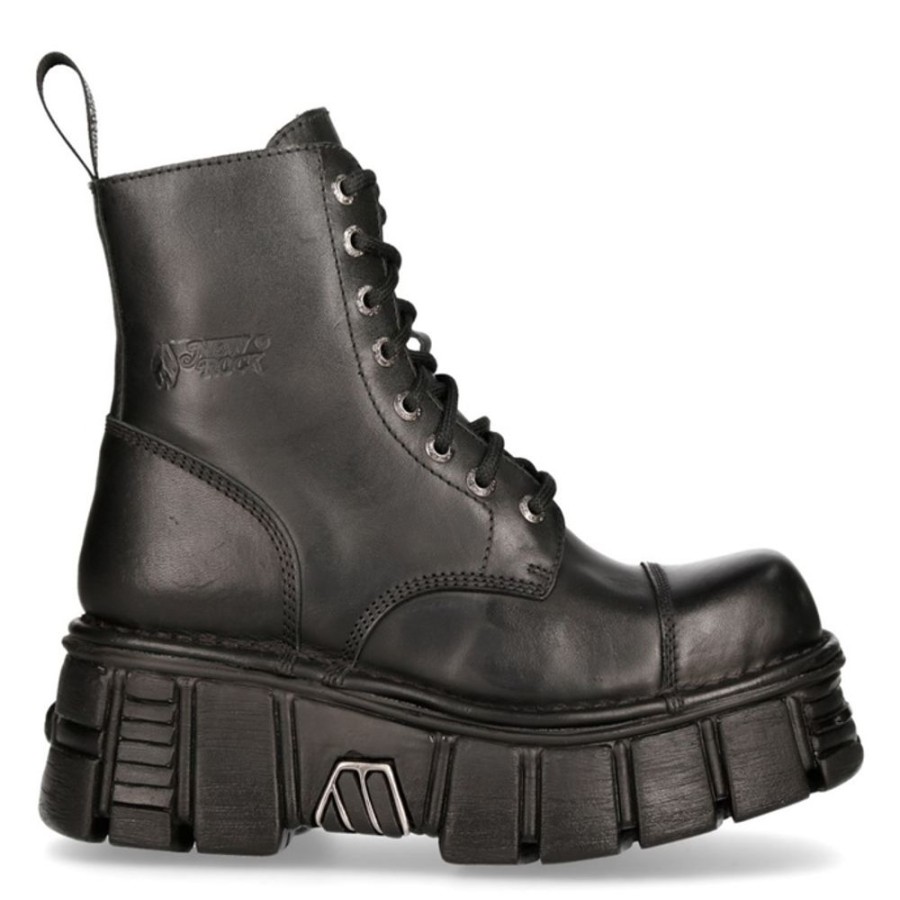 NEW ROCK Uni Lederschue Boots - New Rock Lederschuhe