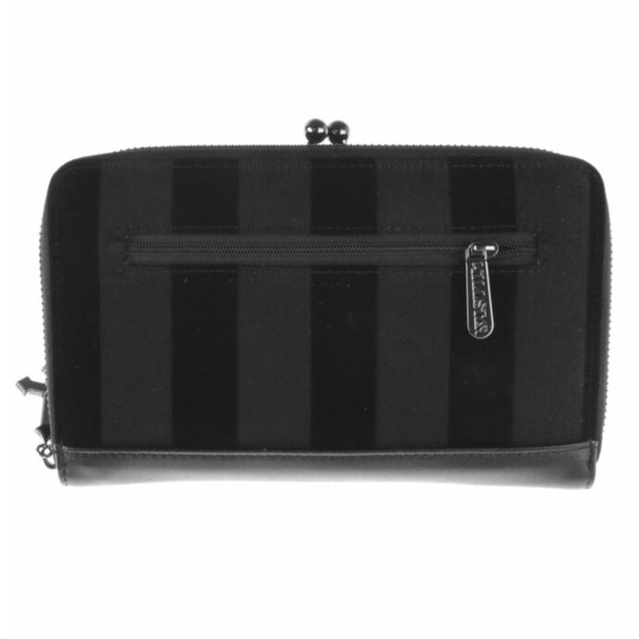 KILLSTAR Killstar - Portemonnaie - Earn Your Stripes - Schwarz Handtaschen, Rucksacke, Geldborsen