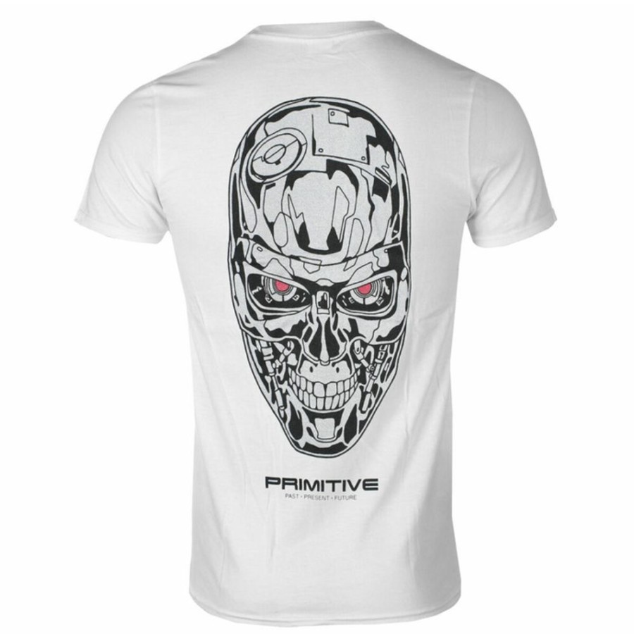 PRIMITIVE Herren-T-Shirt Diamond X Terminator - Primitive Skynet - Weiu00Df Film T-Shirts