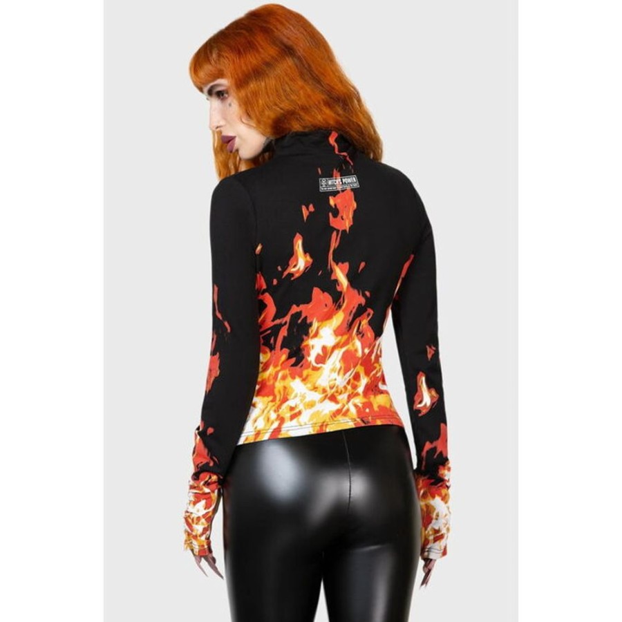 KILLSTAR Damen Longsleeve Killstar - Carrie - Multi Sonstige T-Shirts