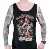 BLACK HEART Herren-Tanktop Black Heart - Rockabilly Queen - Schwarz Tank-Tops