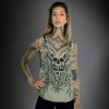 HYRAW Hyraw - Damen Tanktop - Skull Wings - Graphic Tank-Tops