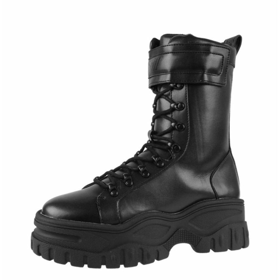 KILLSTAR Schuhe Boots Killstar - Hacker Keilschuhe