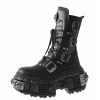 NEW ROCK New Rock- Stiefel - Tank Casco Negro - Power Acero Lederschuhe