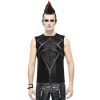 DEVIL FASHION Herren Tanktop Devil Fashion - Patchwork Tank-Tops