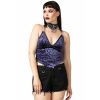 KILLSTAR Killstar Damen Tanktop - Alley Cat Halter - Plum Tank-Tops