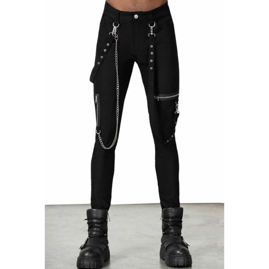 KILLSTAR Killstar - Hose Uni - Unlawful - Schwarz Hosen & Shorts