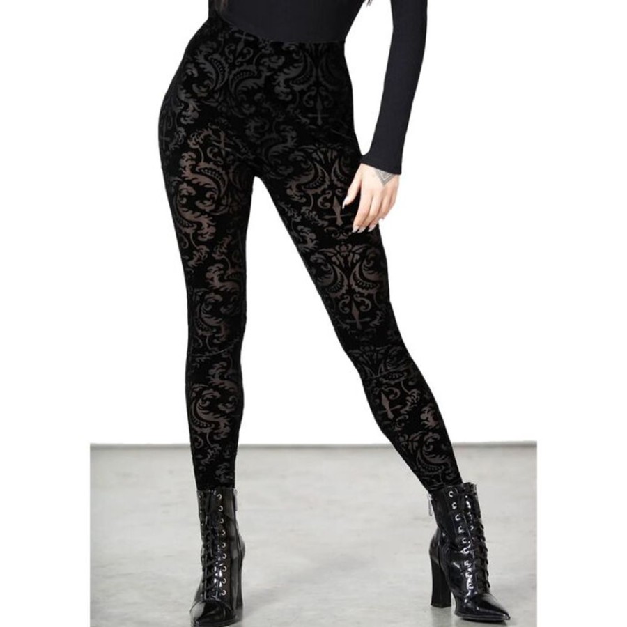 KILLSTAR Killstar - Damenleggings - Lauden - Schwarz Hosen & Shorts