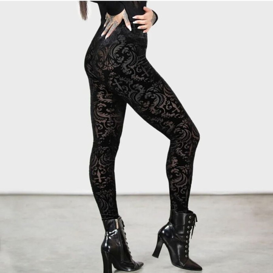 KILLSTAR Killstar - Damenleggings - Lauden - Schwarz Hosen & Shorts