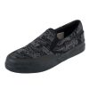 DC Damen-Schuhe Dc - Ac / Dc - Tnt. - Slip On - Schwarz Low Top Sneakers