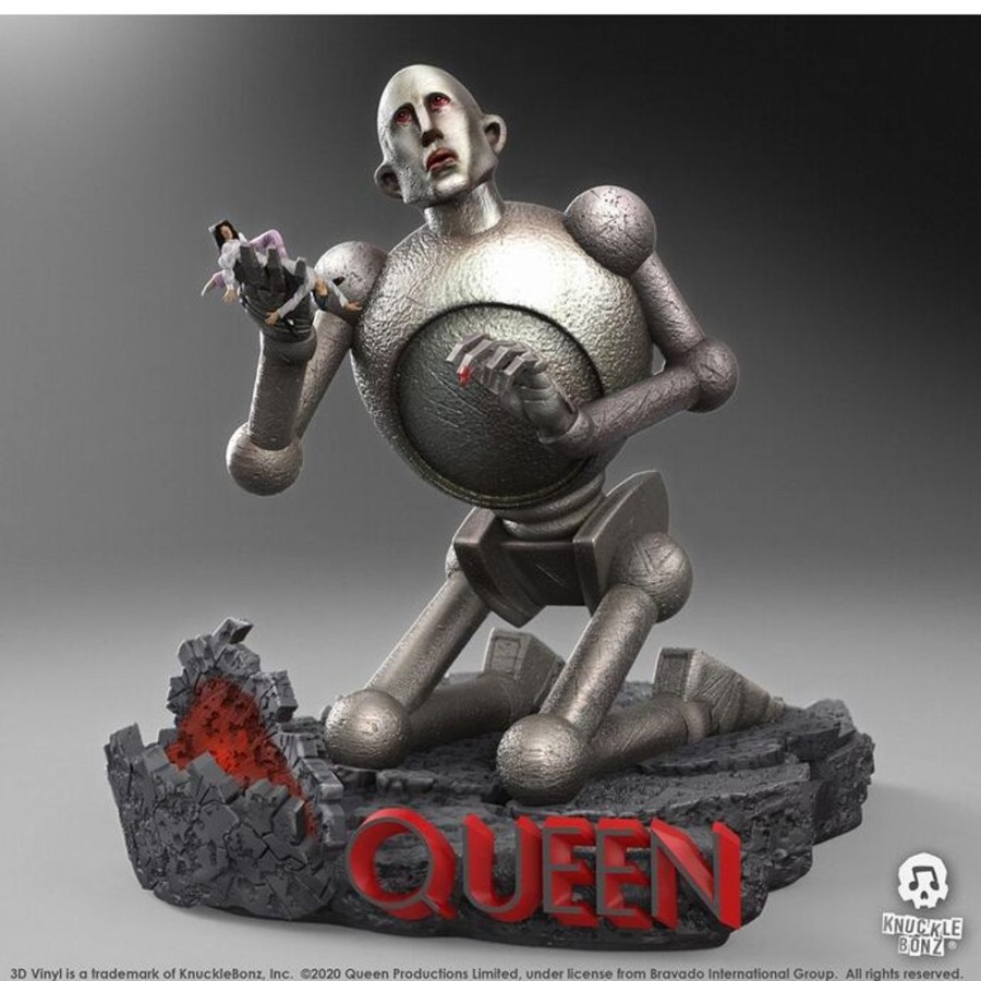 KNUCKLEBONZ Knucklebonz - Dekofigur - (3D Vinyl) Queen - Statue Queen Robot - (News Of The World) Figuren